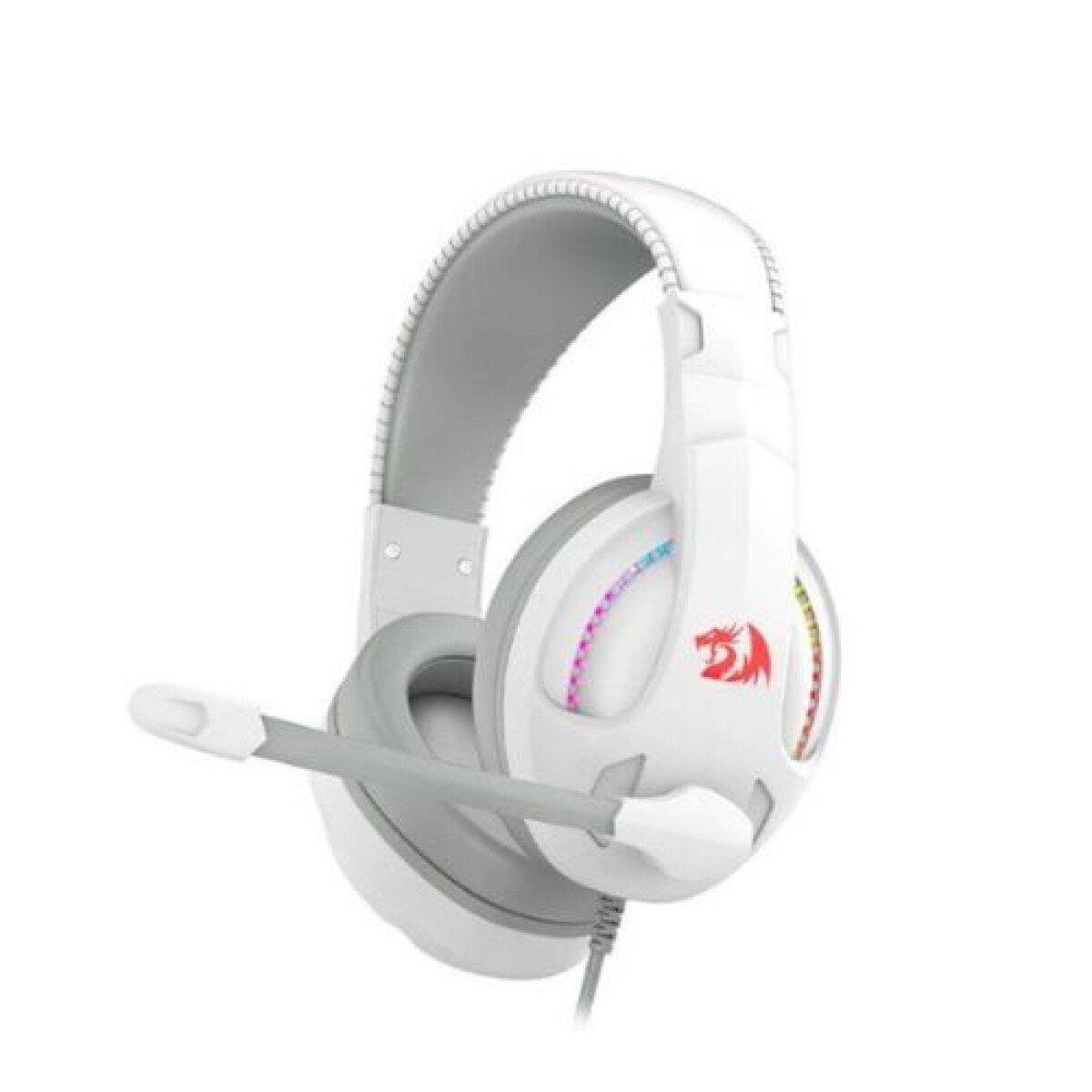 Auricular Redragon Cronus H211W RGB 3.5MM USB - Blanco 