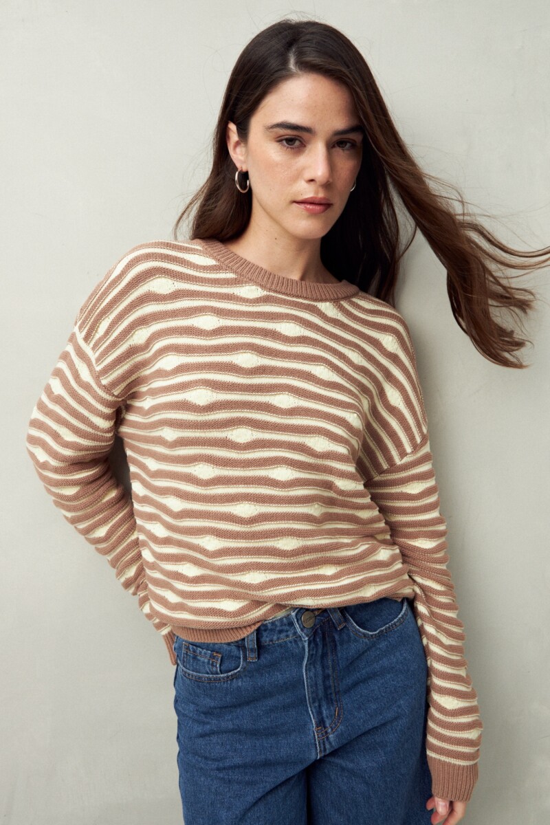 SWEATER GEMMA Visón