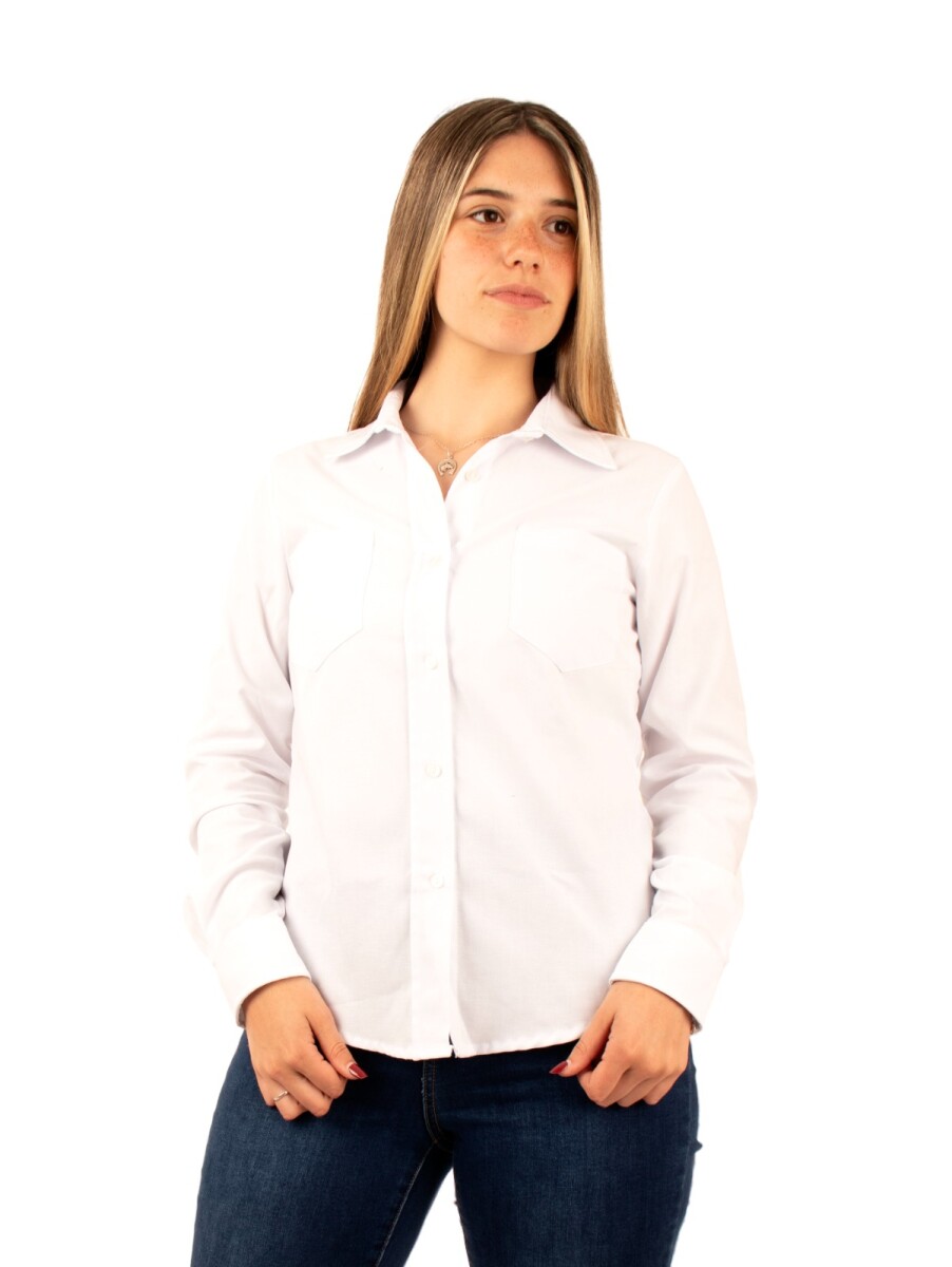 Camisa dama - Blanca 