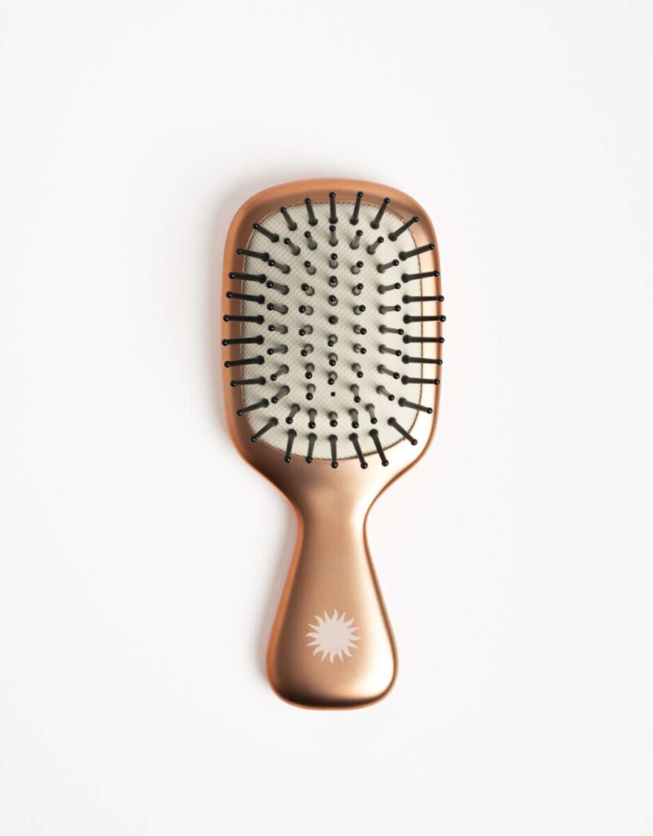 Cepillo Desenredante Metalizado Chico - Rosa Metalizado 