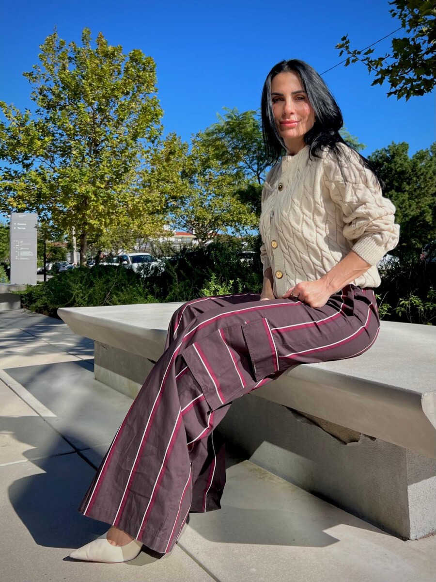 Pantalon Lucinda - Rayado 