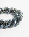 Gomitas Elásticas Strass Gomita Elástica Glass Azul - Azul Oscuro