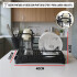 Escurridor Seca Platos Acero 2 Niveles Secador Con Bandeja Cocina Mesada Imback Color Negro Escurridor Seca Platos Acero 2 Niveles Secador Con Bandeja Cocina Mesada Imback Color Negro