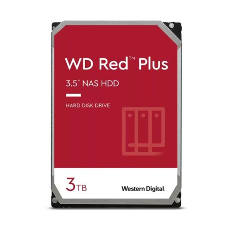 Hdd Wd Red Plus 3TB 3.5" 7200RPM 256MB Sata 001