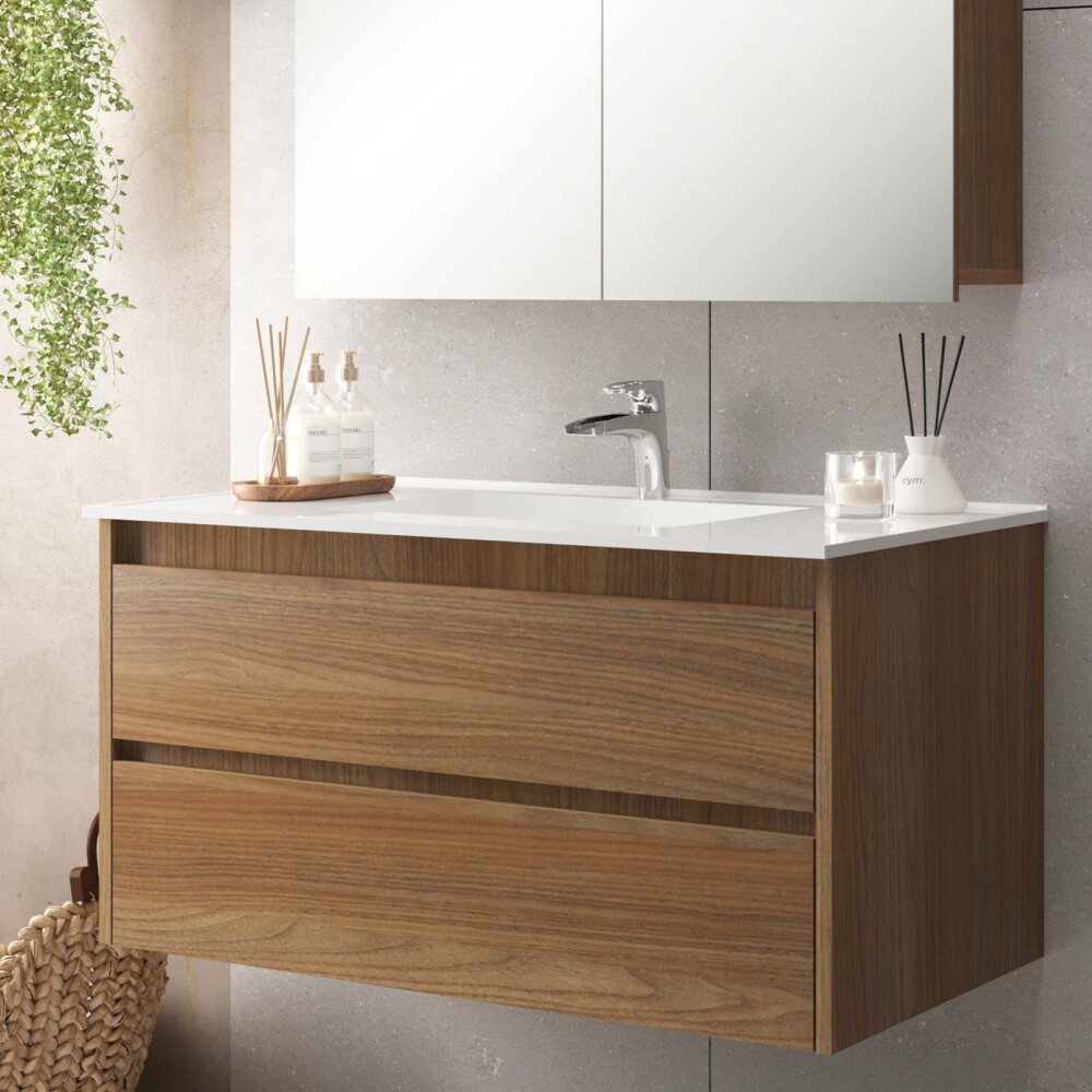 MUEBLE DE BAÑO MDF MARRON DENVER