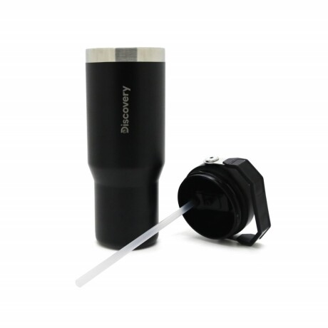 Vaso Térmico Discovery Con Pico Y Sorbete NEGRO