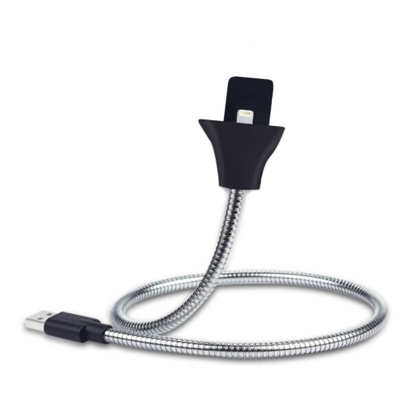 Cable Soporte Tipo Tripode Cargador Metalico iPhone Micro Variante Iphone