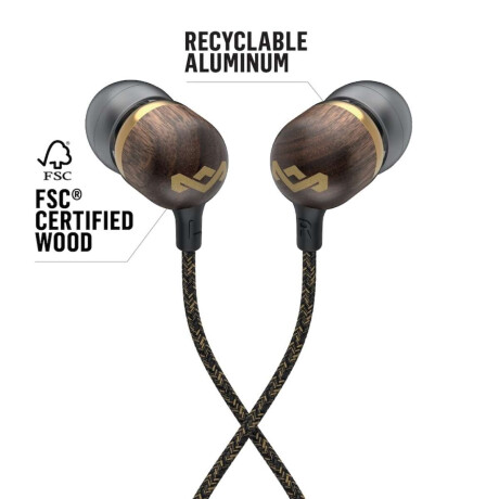 Auriculares SMILE JAMAICA (mini jack) Dorado