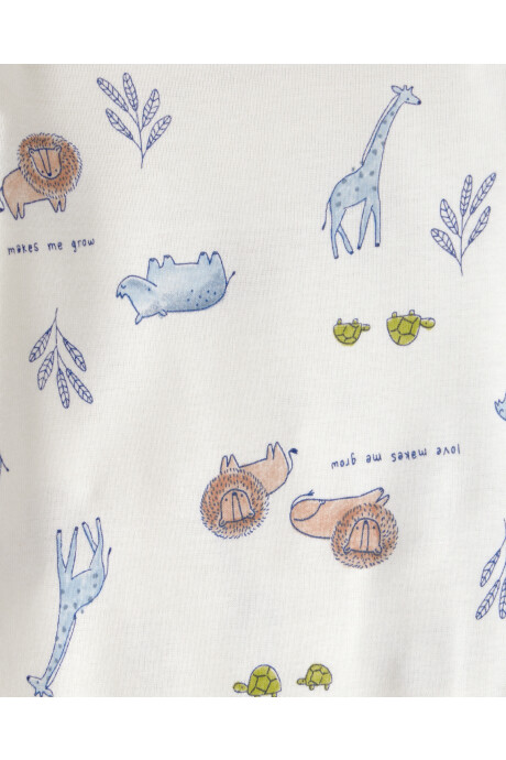 Pack cuatro bodies de algodón, diseño safari Pack cuatro bodies de algodón, diseño safari