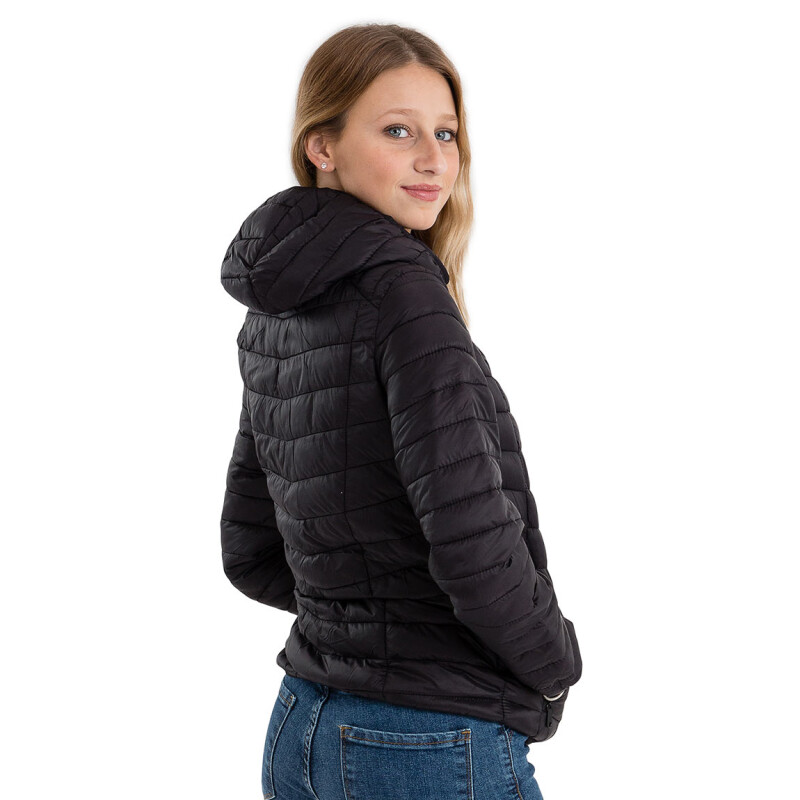 Campera Abrigo Niños Diadora Negro