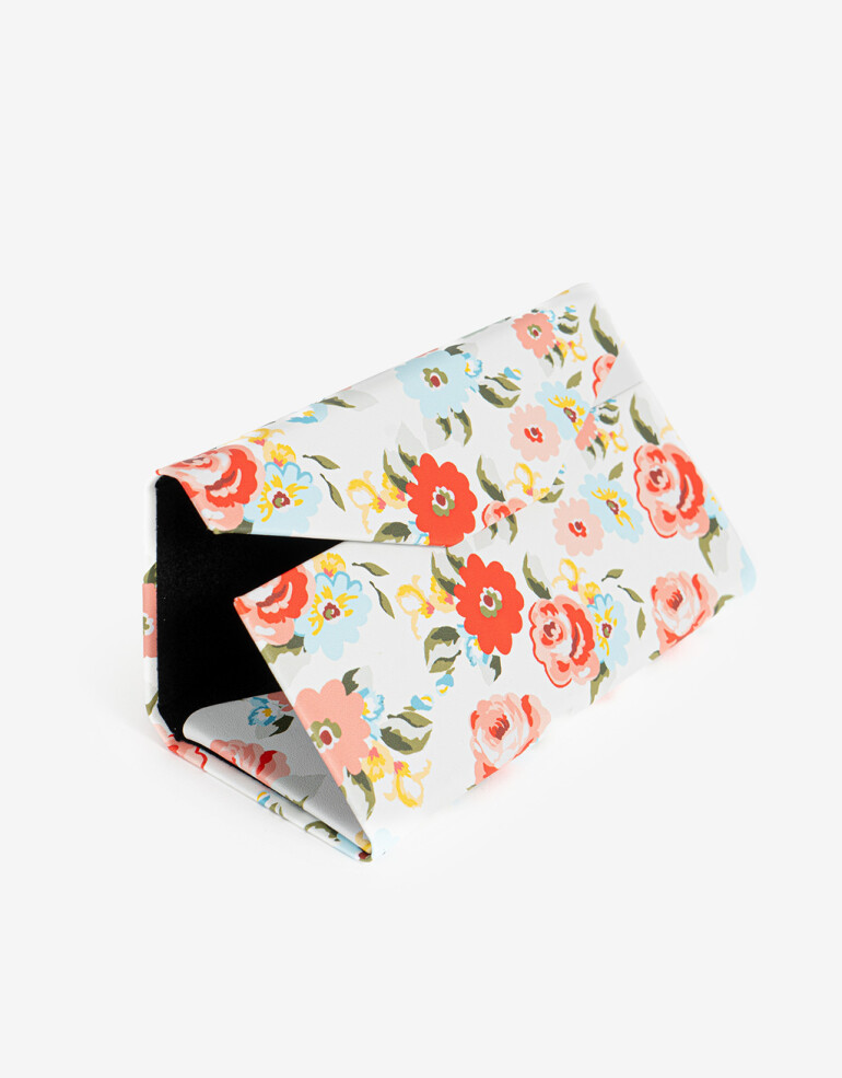 Estuches Anteojos Estampado Etsuche Plegable Estampado. - Estampado Flores