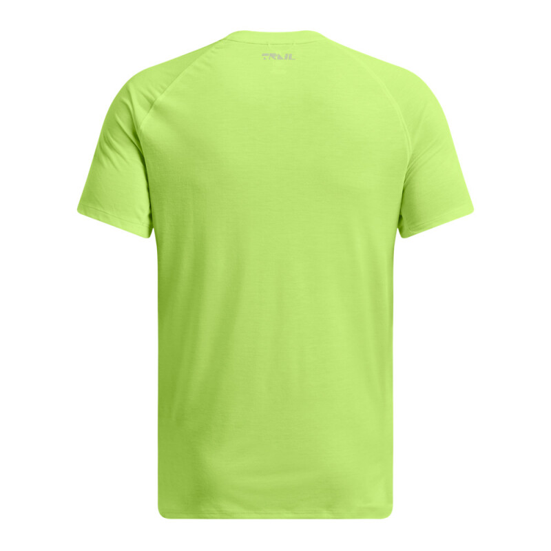UA TRAIL RUN SHORTSLEEVE-GRN GRN-304