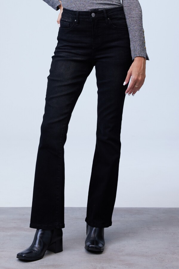 Jean Slim Bootcut NEGRO