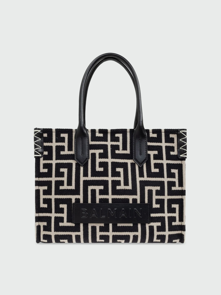 BALMAIN - SMALL TOTE BAG MONOGRAMMED B-ARMY 