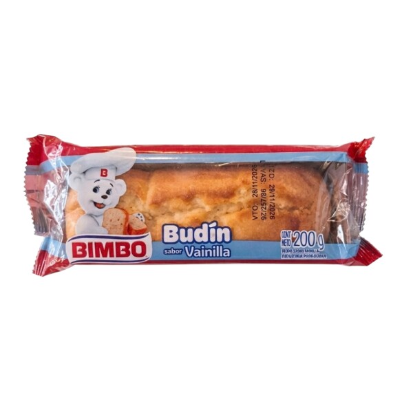 Bimbo Budin De Vainilla 200g Bimbo Budin De Vainilla 200g
