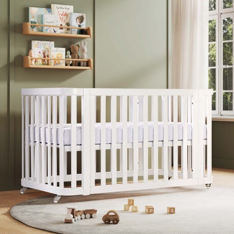 CUNA 3EN1 MADERA BLANCO ELISE