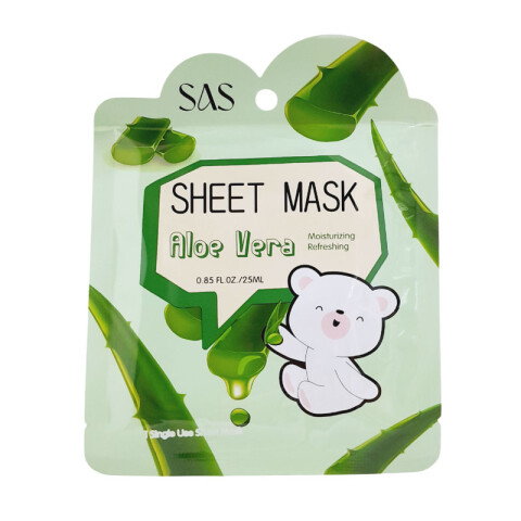 Mascarilla facial hidratante de aloe vera Mascarilla Facial Hidratante De Aloe Vera