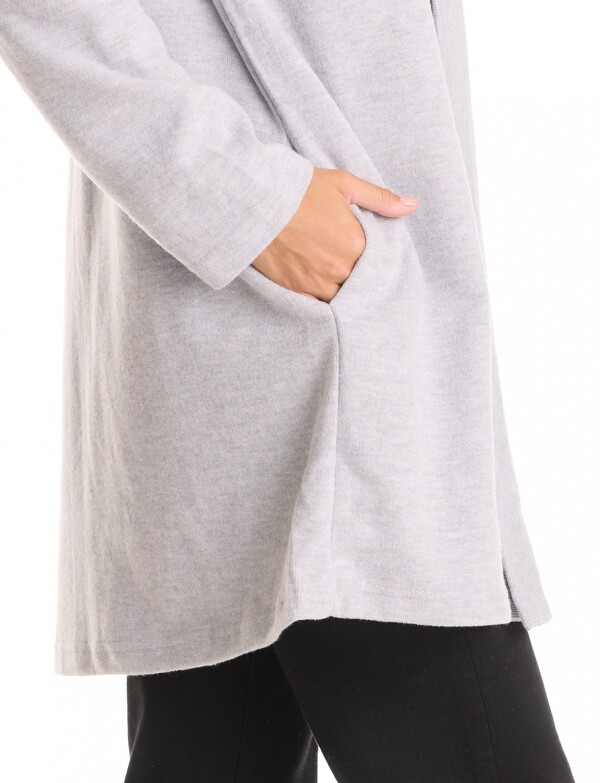 Cardigan Abierto Soft GRIS