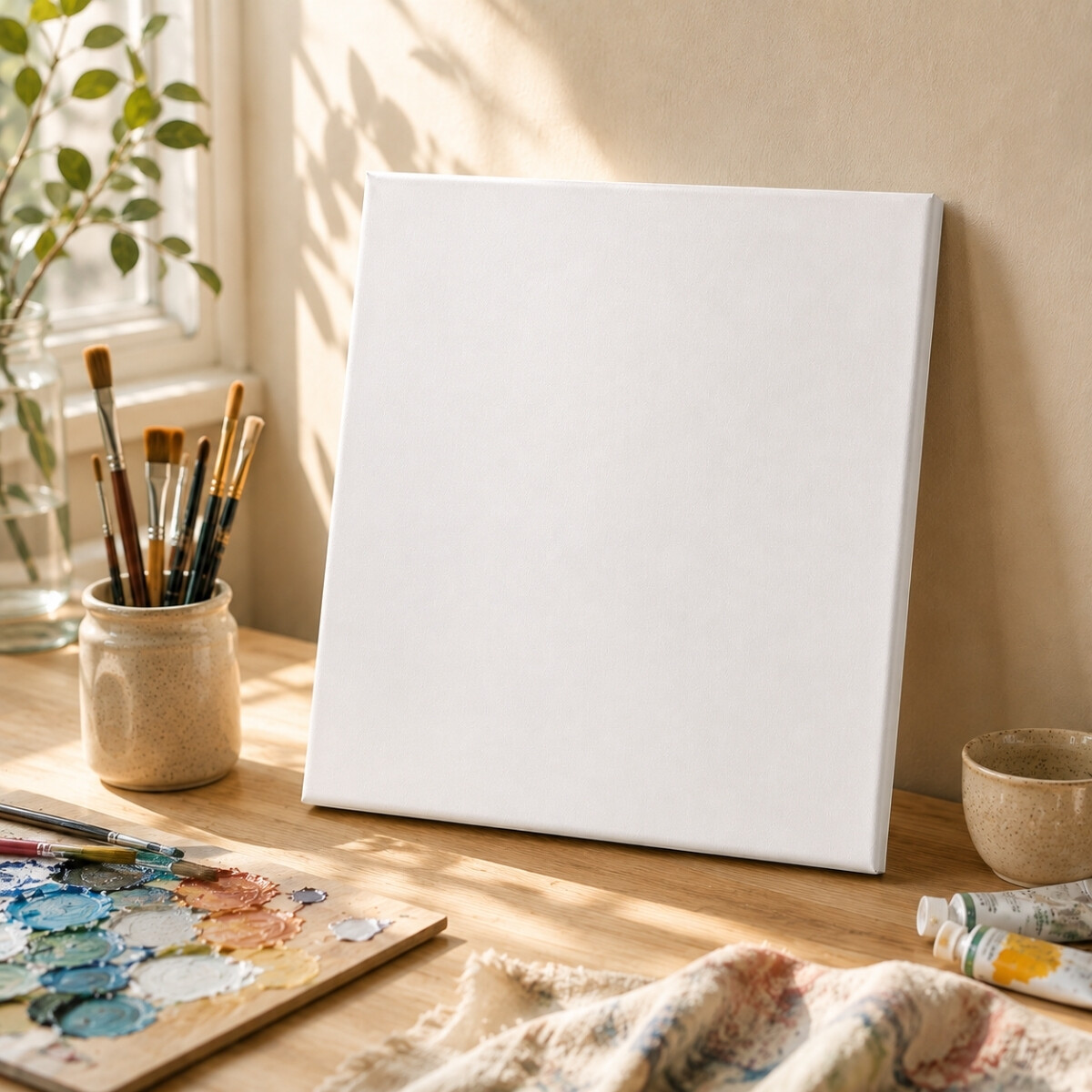 Lienzo 25x25 - BLANCO 