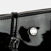 Bandolera Dyna En Efecto Cuero Charol Negro