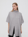 Poncho Achik Gris Melange