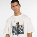 Remera New Balance de Hombre -Hoops Championship- MT53612SST WHITE