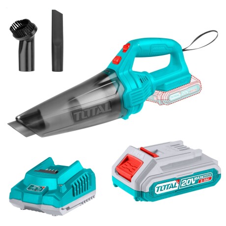 Aspiradora De Mano Inalámbrica 20v - 1 Batería 2.0Ah Aspiradora De Mano Inalámbrica 20v - 1 Batería 2.0Ah
