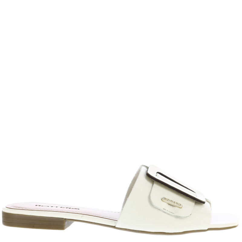 Zueco de Mujer Bottero c/hebilla Blanco Hueso