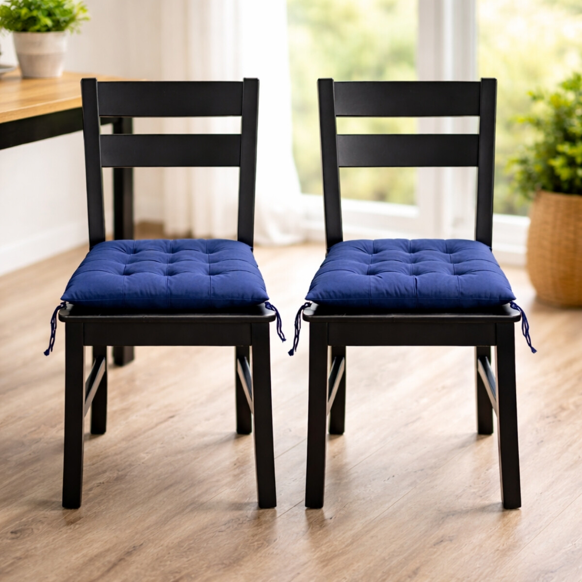 Almohadón para sillas 35x35 - AZUL OSCURO 