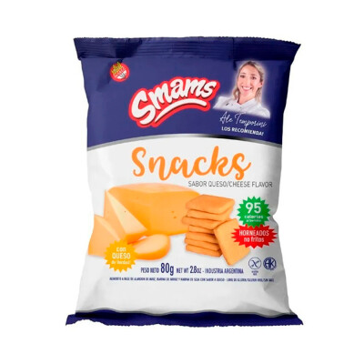 Snacks Smams Sabor Queso 80g Snacks Smams Sabor Queso 80g