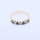 Anillo medio sin fin oro 18k amarillo con zafiros y brillantes. Anillo medio sin fin oro 18k amarillo con zafiros y brillantes.