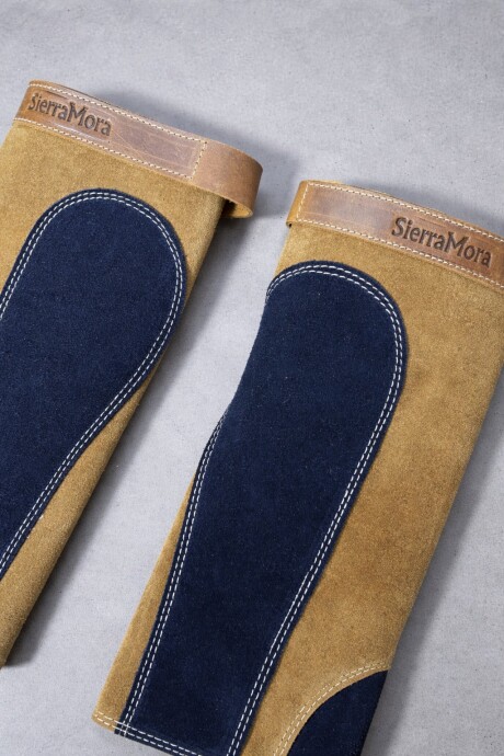 Polainas Guri Camel / Azul Marino