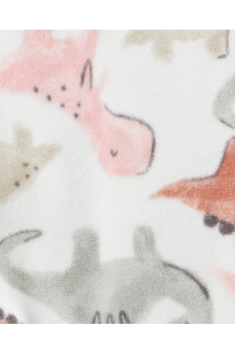 Pijama una pieza de micropolar, con pie, diseño dinos Pijama una pieza de micropolar, con pie, diseño dinos