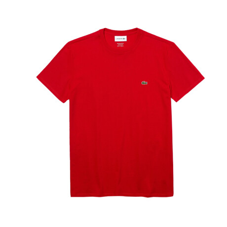 REMERA LACOSTE CREW Red