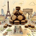 4 Macarons de Chocolate 4 Macarons de Chocolate