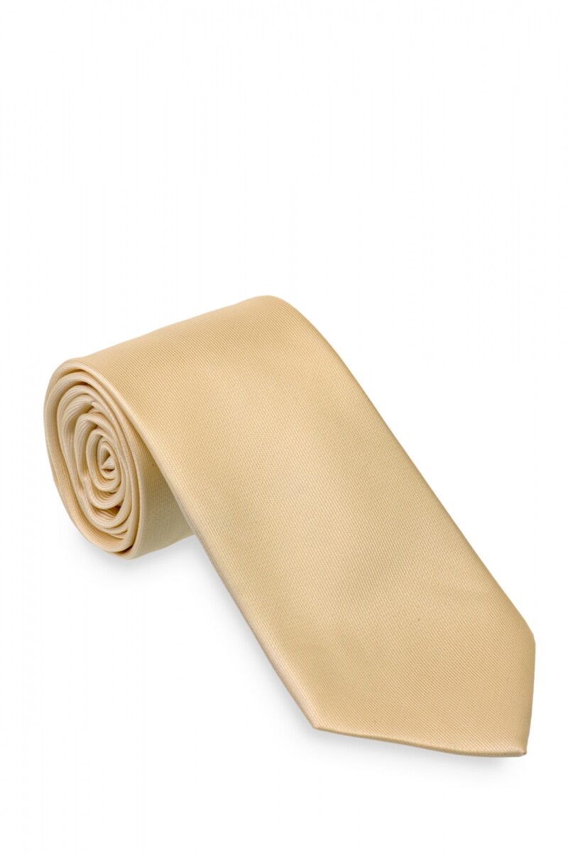 Corbata 8 cm - BEIGE 