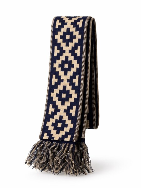 Faja Guarda Pampa Reversibles Azul con beige