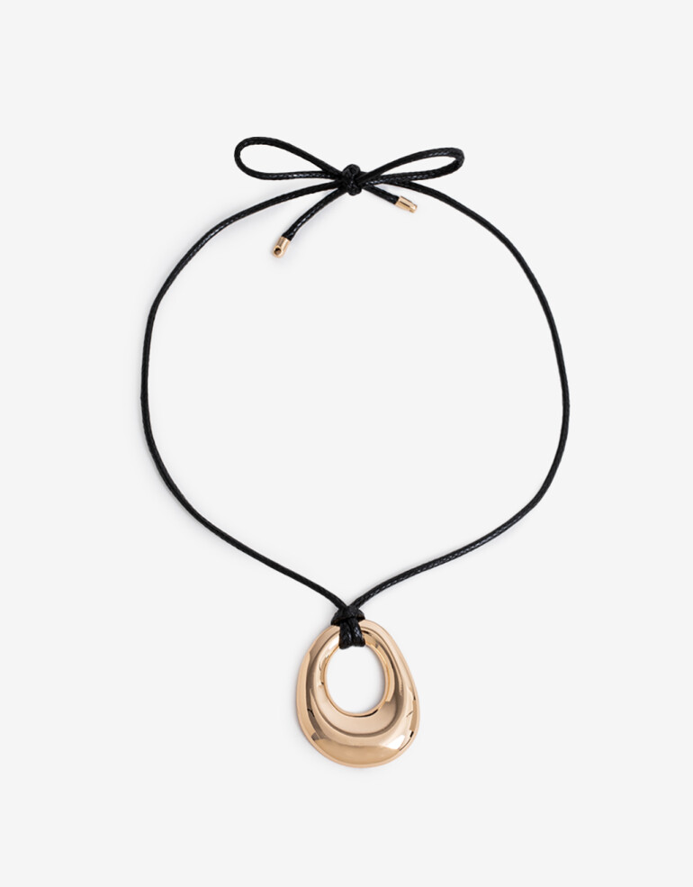 Collares Largos Metal Collar Largo Metal Bañado En Oro - Dorado