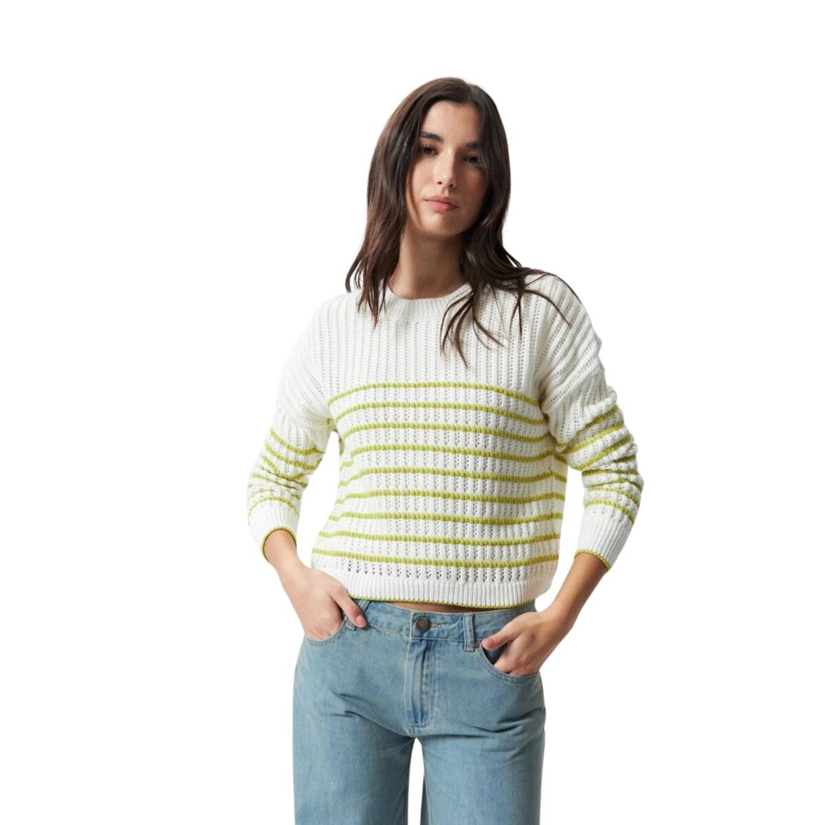 SWEATER FATIMA XS-L - VERDE CLAR 