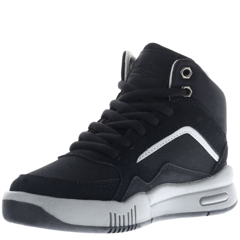 Botas de Niño Croco Kids Botita TINO acordonada Negro