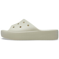 Sandalias Crocs Classic Platform Slide Beige