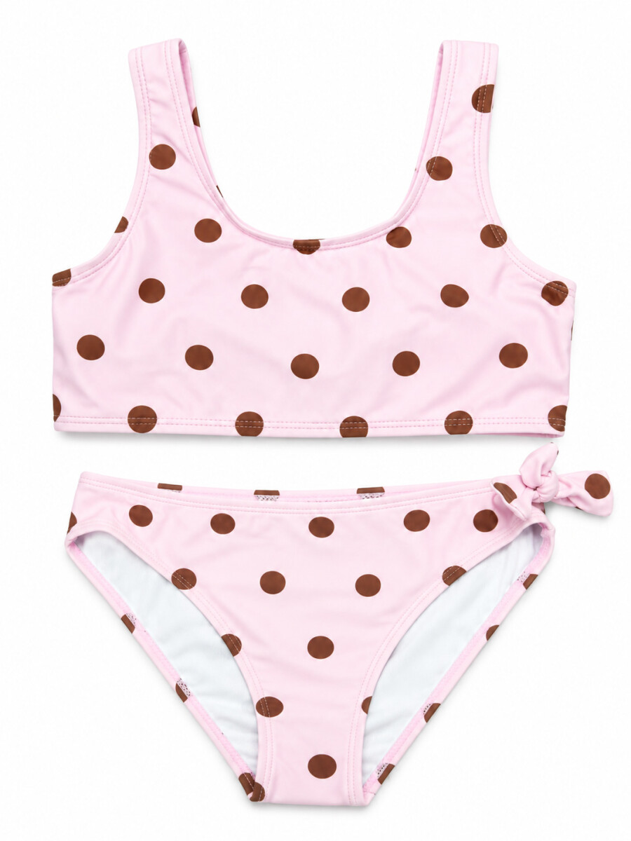 BIKINI POLKA 2 PIEZAS - ROSADO 