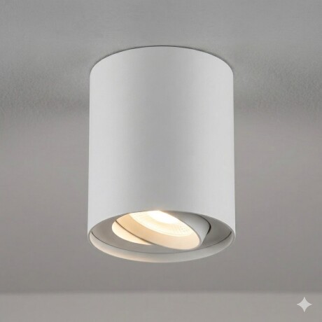 Aplique spot led 6w cilindro de techo cálido BLANCO