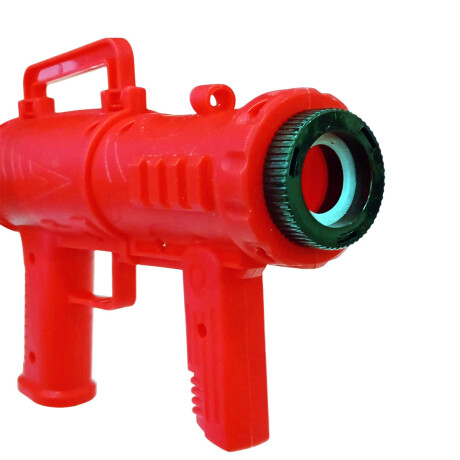 Pistola Lanzadora + 10 Pelotas Juguete + Vasos Rojo