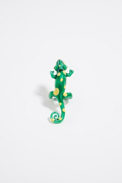 ANILLO CAMALEÓN ESMALTE Verde