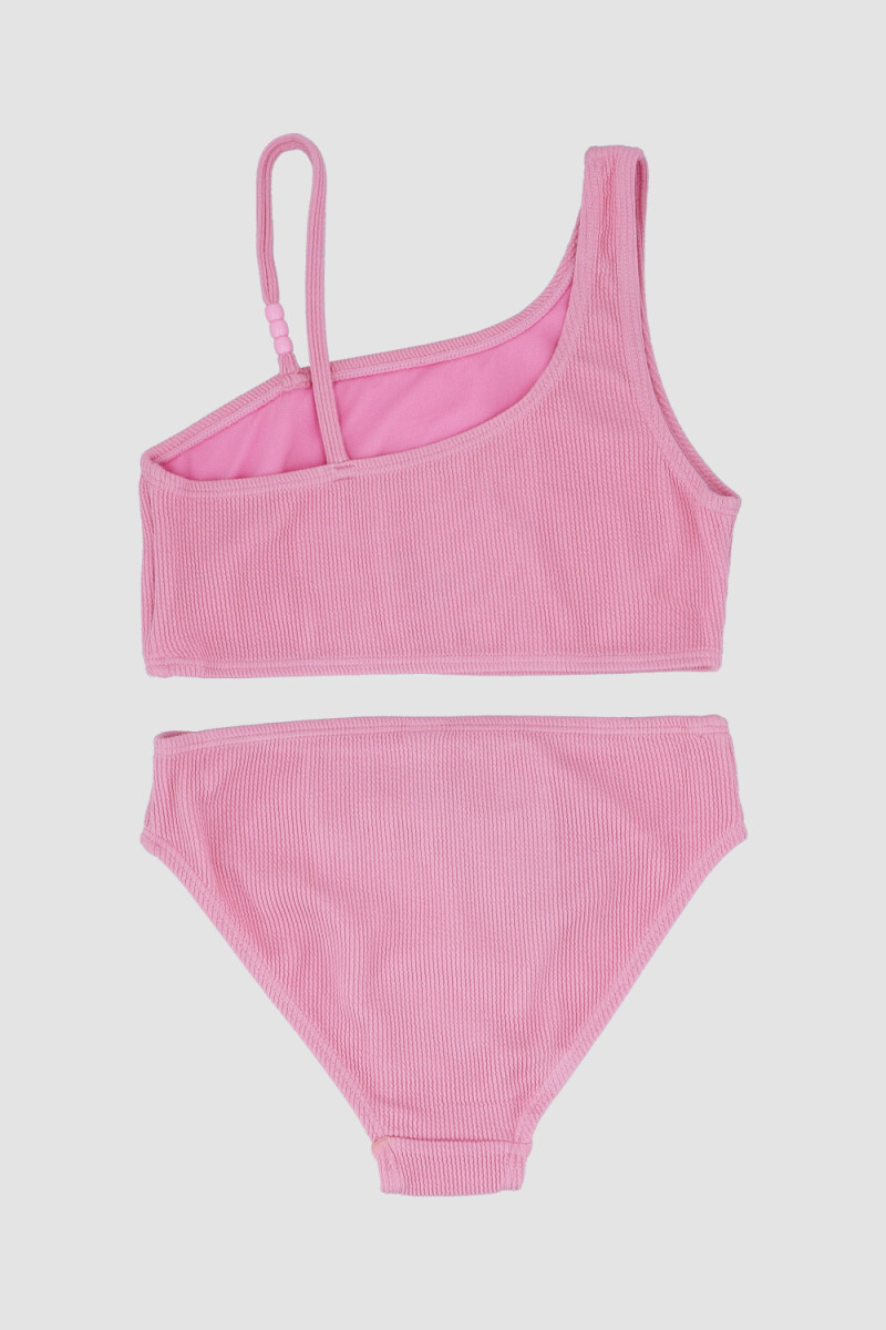 BIKINI RUFFLE 6-18A ROSADO