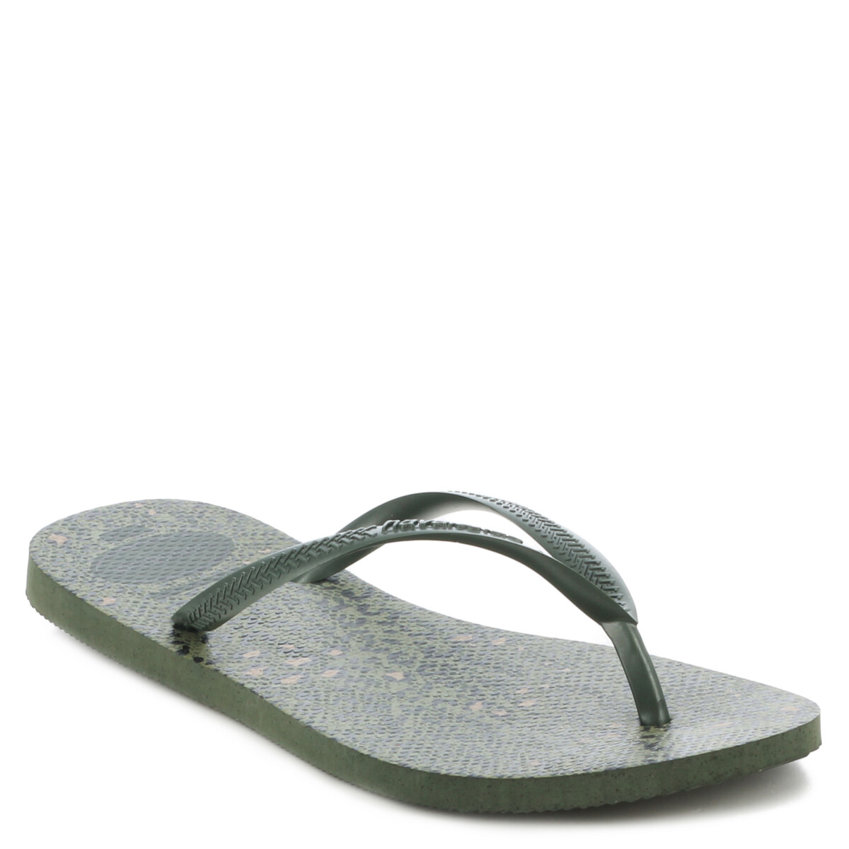 Sandalia de Mujer Havaianas Slim Animals - Verde - Verde Oliva 