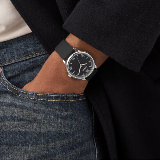 Reloj GUESS GW0973G5 Silicona Negro Esfera 40mm 0