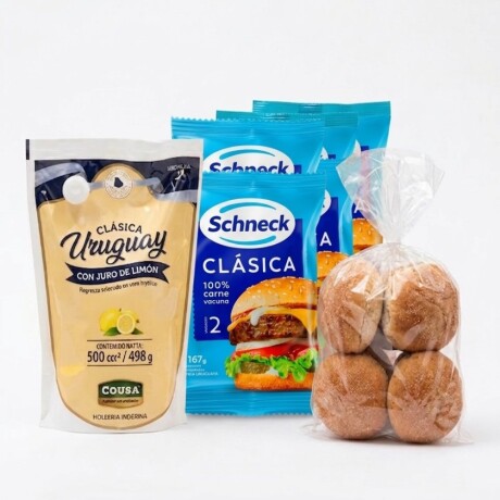 42 Hamburguesas Schneck + 42 Tortugas Pangiorno + Mayonesa 500g 42 Hamburguesas Schneck + 42 Tortugas Pangiorno + Mayonesa 500g