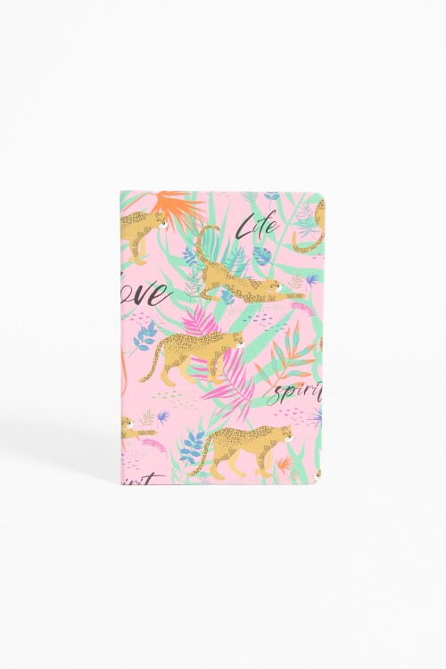 Cuaderno tapa animal rosa